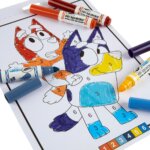 Album Colora con i Numeri Bluey - Crayola