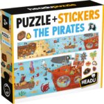 Puzzle & Stickers Pirati - Headu