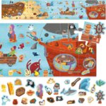 Puzzle & Stickers Pirati - Headu