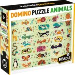 Domino Puzzle Animali - Headu