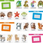 Flashcard Animali Tattili Montessori - Headu