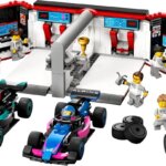 60444 Garage con Monoposto Mercedes - Lego