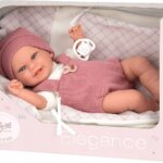 Bambola Elegance 35cm Rosa - Arias