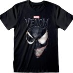 T-Shirt Venom Split Face Tg. L Black - PC Merch