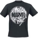 T-Shirt Marvel Character Circle Tg. M - PC Merch