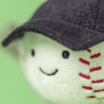 Portachiavi Peluche Palla da Baseball - Jellycat