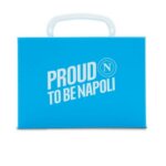 Mini Cartella Polionda Celeste con Acc Napoli - Colourbook