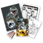 Set per Colorare Jurassic Worls - Virca