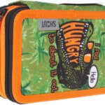 Astuccio 3 Zip Croco Shout - Maricart