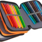 Astuccio 3 Zip Croco Shout - Maricart
