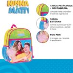Zaino Asilo con Pom Pom Ninna e Matti - Maricart