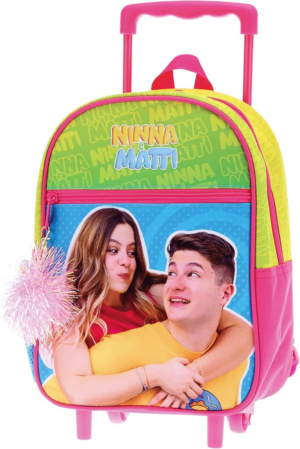 Zaino Trolley Asilo con Pom Pom Ninna e Matti - Maricart