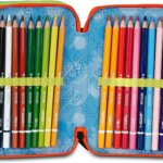 Astuccio 3 Zip Scribbled Flame - Seven