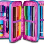 Astuccio 3 Zip Graffiti Girl - Seven