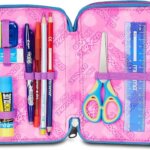 Astuccio 3 Zip Graffiti Girl - Seven