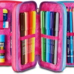 Astuccio 3 Zip Sprint Paint Girl - Seven