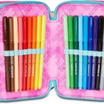 Astuccio 3 Zip Glow Love Girl - Seven