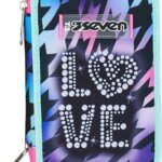 Astuccio 3 Zip Glow Love Girl - Seven