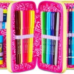 Astuccio 3 Zip SJ Gang Game Led Girl - Seven