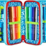 Astuccio 3 ZIp SJ Gang Game Led Boy - Seven
