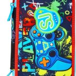 Astuccio 3 ZIp SJ Gang Game Led Boy - Seven