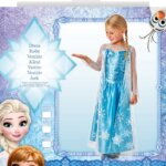 Abito Elsa Tg M 5/6 anni - Rubie' s
