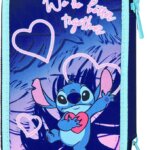 Astuccio 3 Zip Lilo & Stitch - Seven