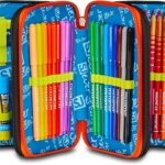 Astuccio 3 Zip SJ Gang Rules Boy - Seven