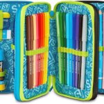 Astuccio 3 Zip SJ Gang Led Look - Seven