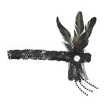 Fascia in Paillettes Nera - Widmann