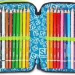 Astuccio 3 Zip SJ Gang Led Look - Seven