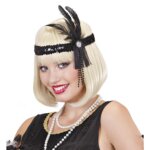 Fascia in Paillettes Nera - Widmann