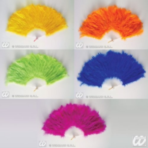 Ventaglio in Piume Colori Ass. - Widmann