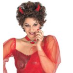 Cerchietto con Corna da Diavolo Rosse - Widmann