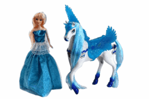 Unicorno alato con Bambola - ODG