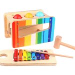 Banchetto Batti Batti e Xilofono Legno - Tooky Toy
