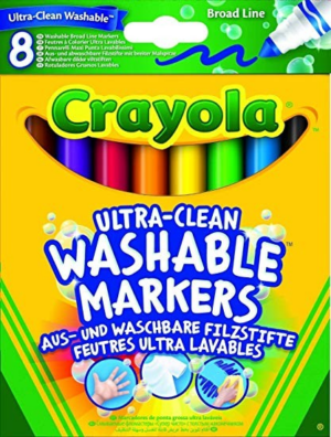 8 Pennarelli Lavabilissimi Punta Maxi - Crayola