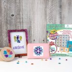 Glitter Dots Stencil Adesivi - Crayola