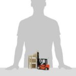 Playset Fork Lift 1:14 - NewRay