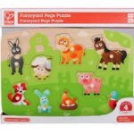 Puzzle Cortile Fattoria con Piedini - Hape