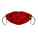 Mascherina Rosso Nero Tg. M - Daddato