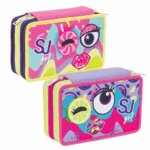 Astuccio 3 Zip Sj Gang Facce da Girl - Seven
