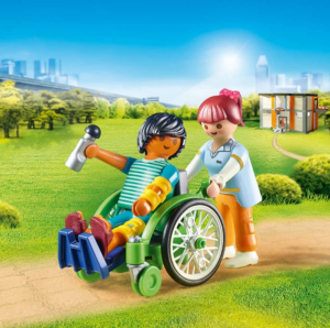 70193 Paziente con Sedia a Rotelle - Playmobil