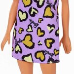 Barbie Abito Viola Cuoricini - Mattel