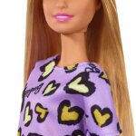 Barbie Abito Viola Cuoricini - Mattel