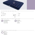 Airbed Blu Floccato Matrimoniale - Bestway