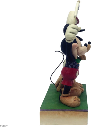 Topolino e Pluto con Bandiera - Disney Traditions