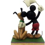 Topolino e Pluto con Bandiera - Disney Traditions