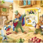 35 pz. Pinocchio Double Face - Lisciani