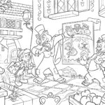 35 pz. Pinocchio Double Face - Lisciani